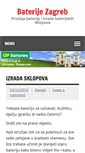 Mobile Screenshot of baterije-zagreb.hr