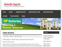 Tablet Screenshot of baterije-zagreb.hr